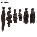 Différents types de cheveux bouclés grade 9A vierge pleine cuticule 3 faisceaux brésiliens